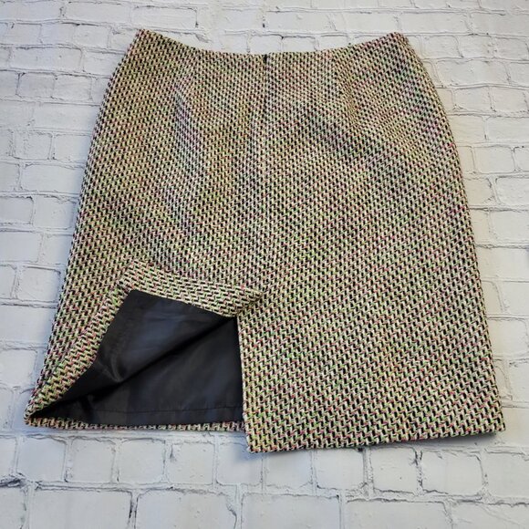 Talbots petites woman’s multicolored cotton blend pencil skirt size 12P - Picture 7 of 11